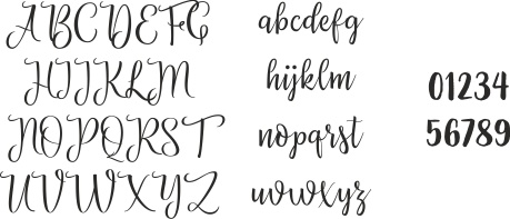 Romance font